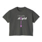 "I'm With Stupid" Women's Boxy Tee - Fun Graphic T-Shirt for Casual Wear