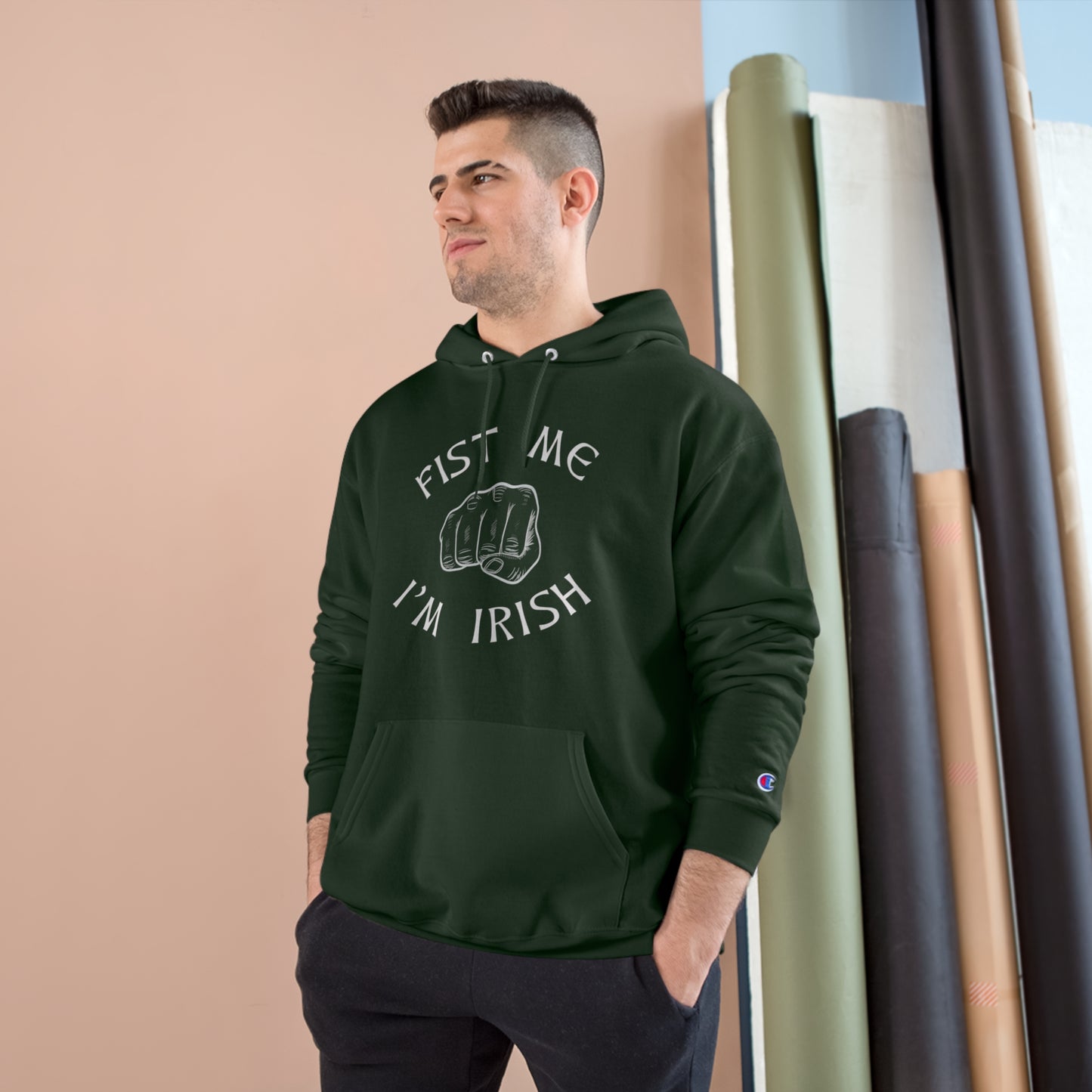 "Fist Me I'm Irish" Hoodie - St. Patrick's Day Sweatshirt for Celebrating Irish Pride