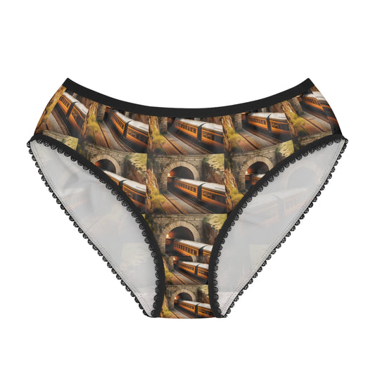 "Train & Tunnel" Women's Briefs - Valentines Day Gift