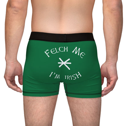 "Felch Me I'm Irish" Men's Boxers - Comfortable St. Patrick's Day Underwear