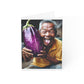 Grandpa Eggplant Emoji Birthday  - 1 to 50 Pack