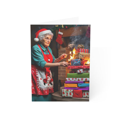 Pyro Granny Christmas Card (1, 10, 30, 50 pcs)