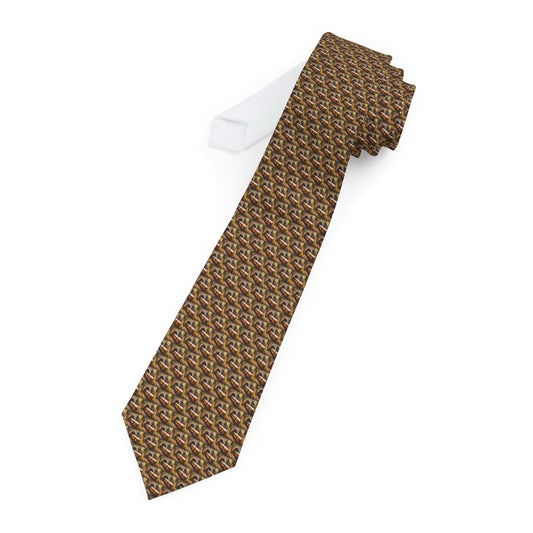 "Train Enters Tunnel" Necktie - Valentine's Gift for Him