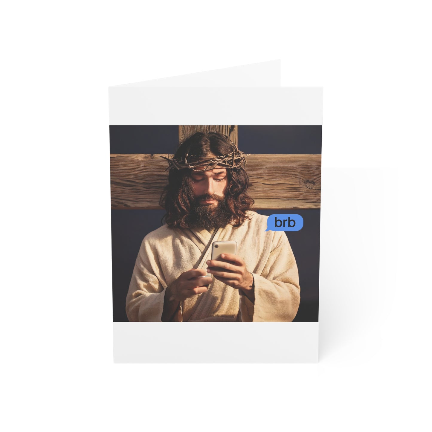 Easter Jesus BRB Greeting Cards - Pack of 1, 10, 30, or 50