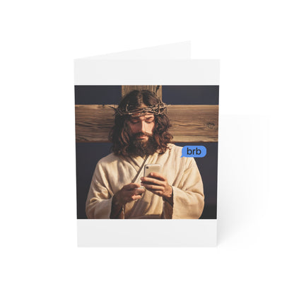 Easter Jesus BRB Greeting Cards - Pack of 1, 10, 30, or 50