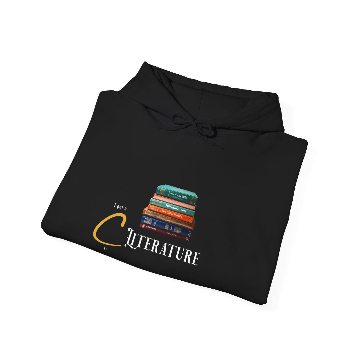 "C in Literature" Hoodie - Perfect Galentines Day Gift