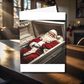 "Sleepy" Santa Christmas Cards